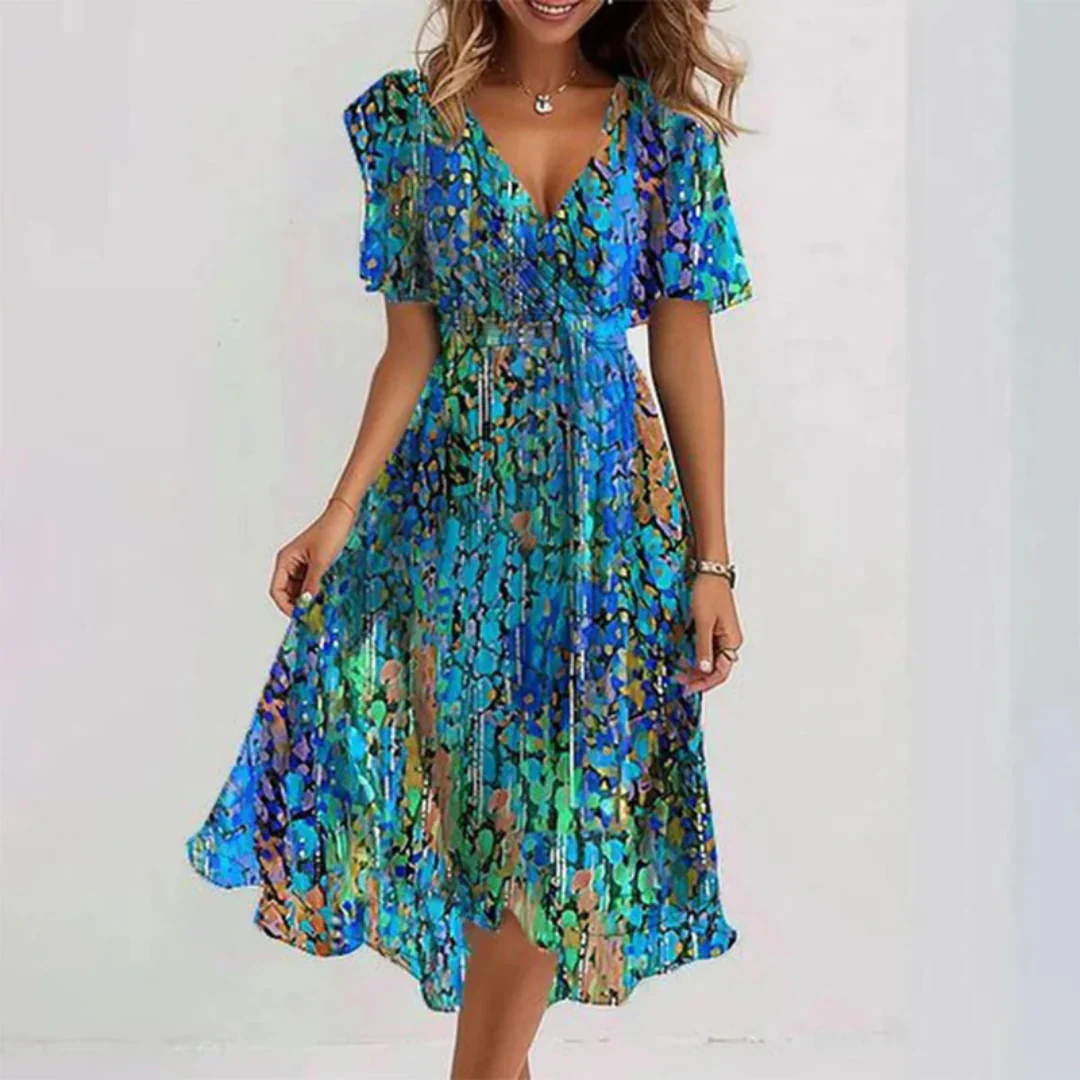 Robe d’été fluide à motif floral - Image 5