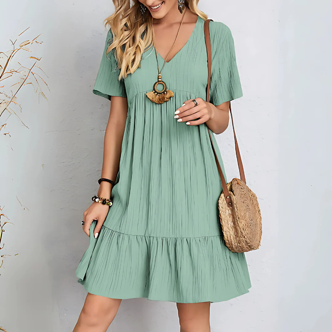 Robe fluide flatteuse pour le ventre - Image 4