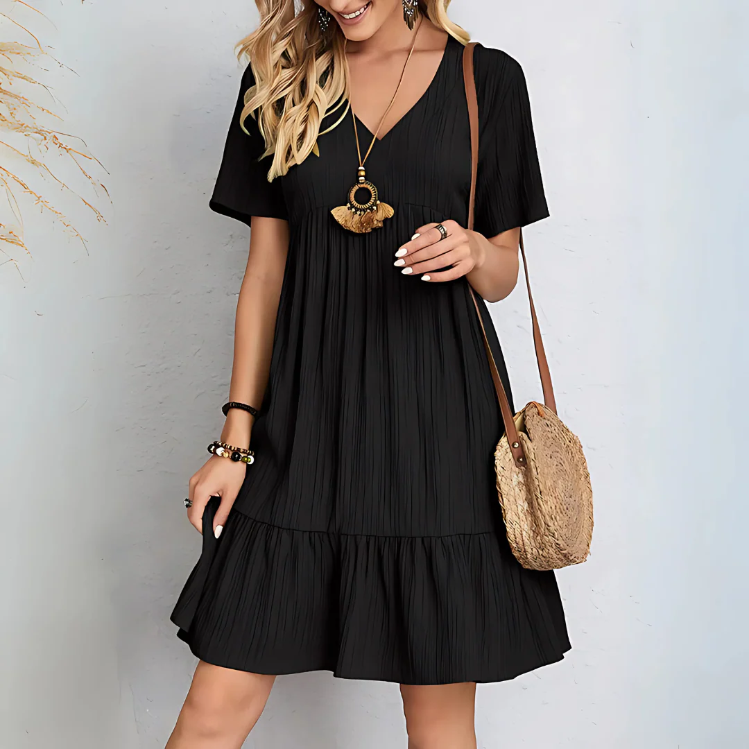 Robe fluide flatteuse pour le ventre - Image 6