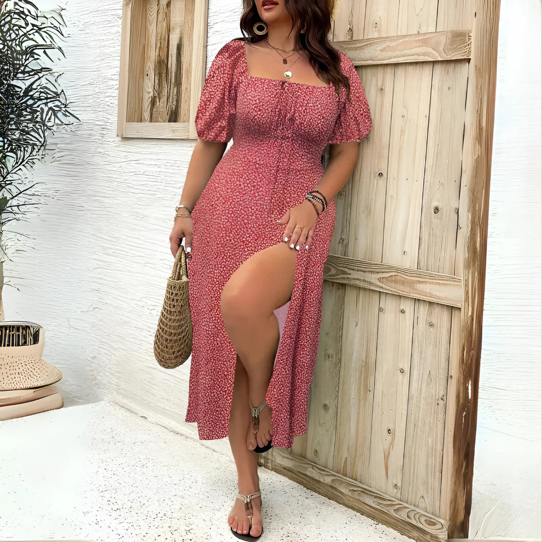 Robe longue à manches bouffantes - Image 2