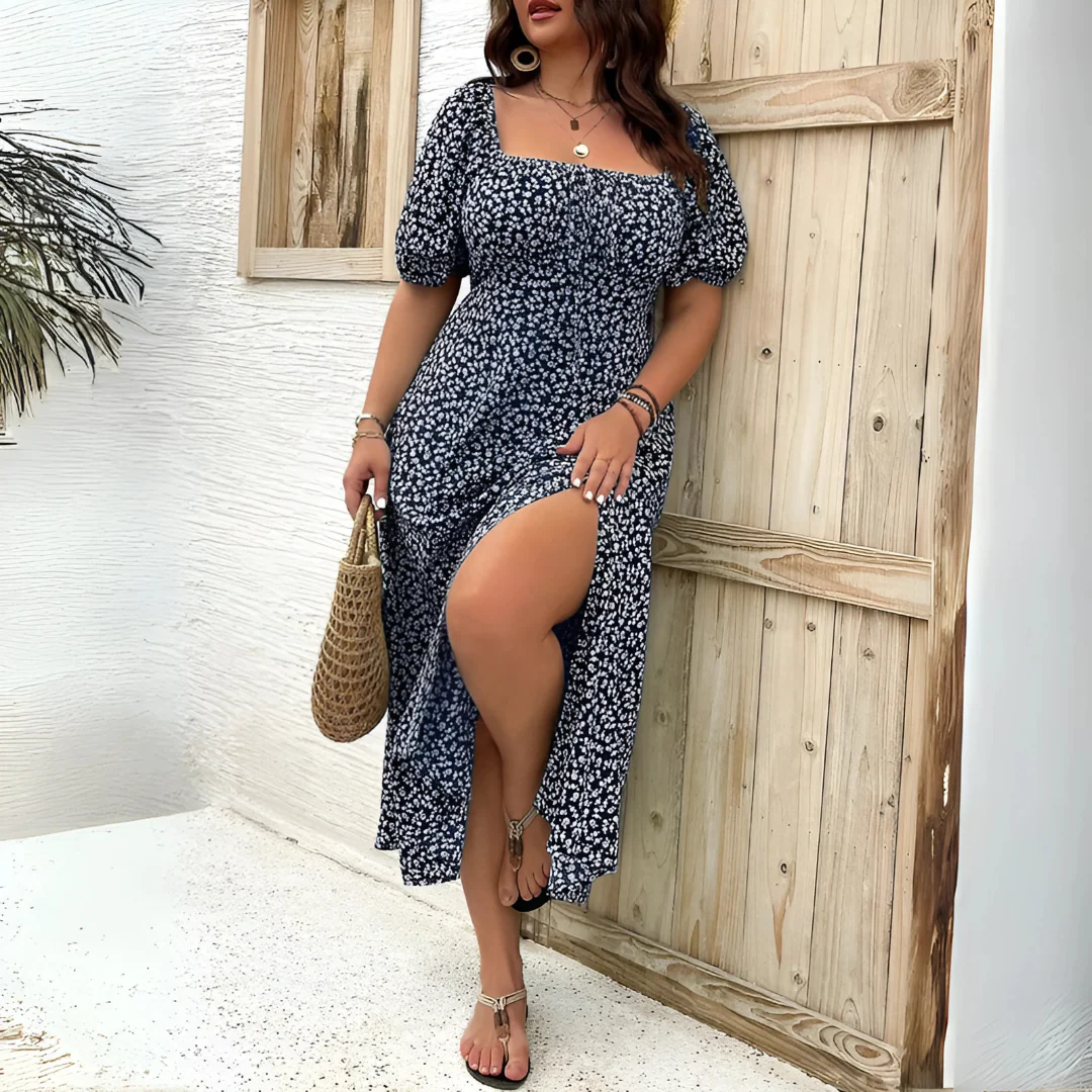 Robe longue à manches bouffantes - Image 4