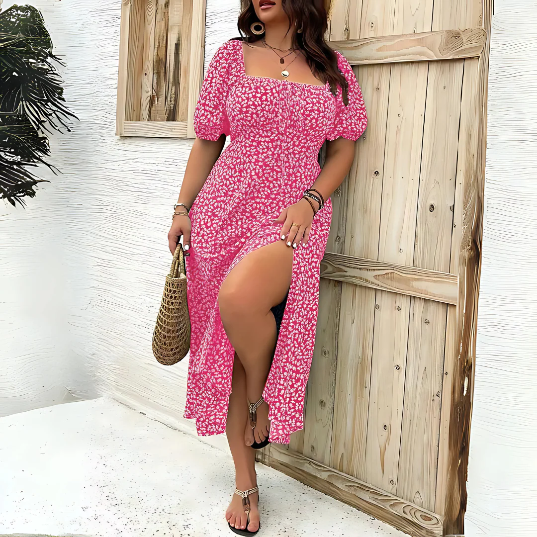 Robe longue à manches bouffantes - Image 6
