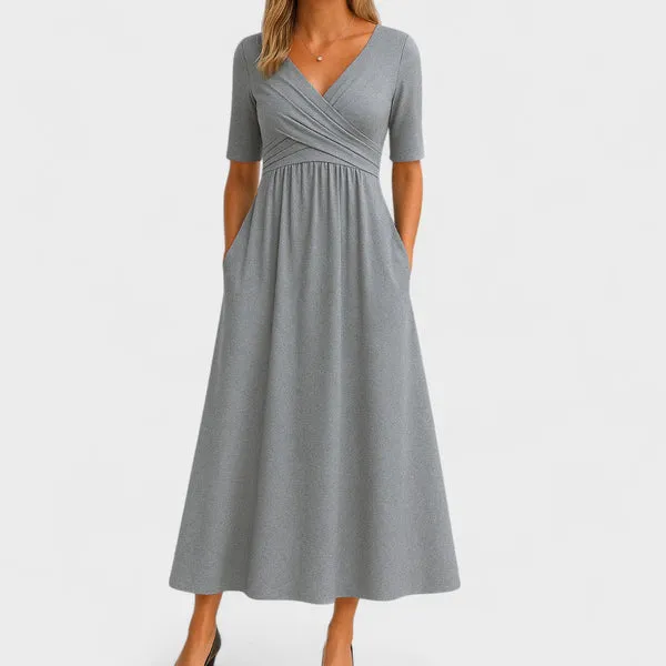 Élégante robe midi - Image 2