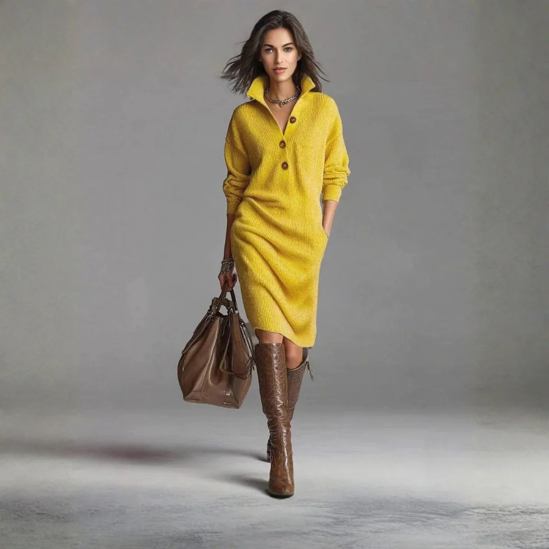 Robe Pull Élégante Femme - Image 4