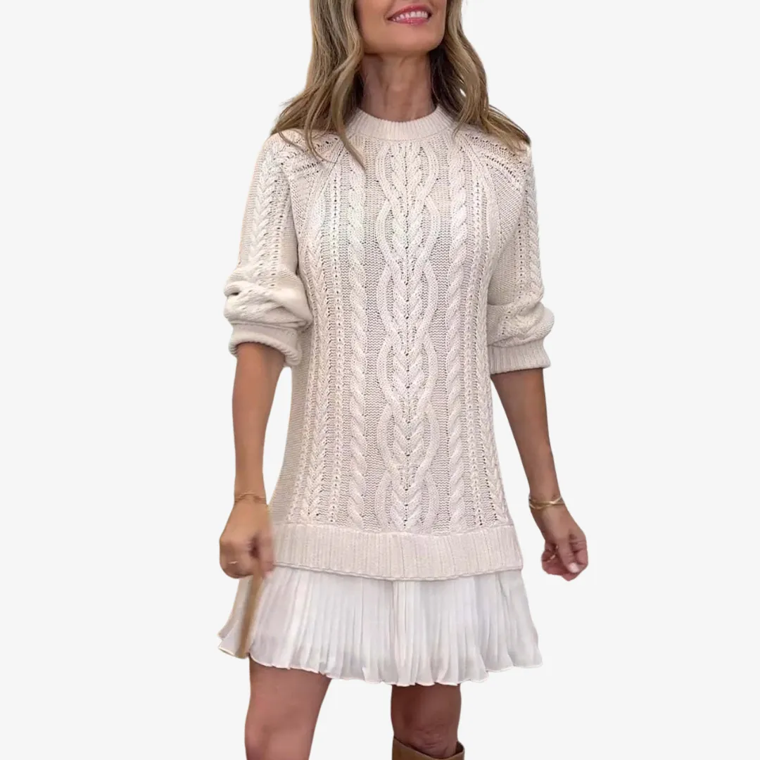 Robe Pull en Maille Douce