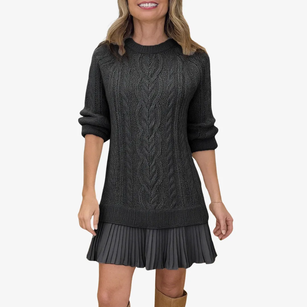 Robe Pull en Maille Douce - Image 7