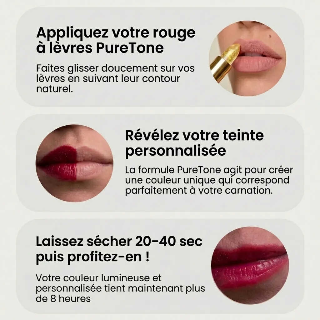Rouge à lèvres adaptatif au pH – Puretone - Image 6