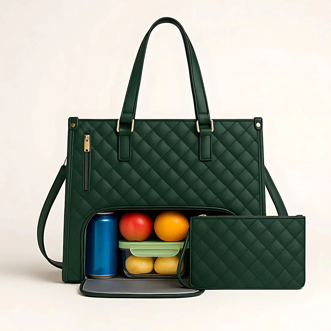 Sac à main femme 3-en-1 avec compartiment pour ordinateur portable - Image 2