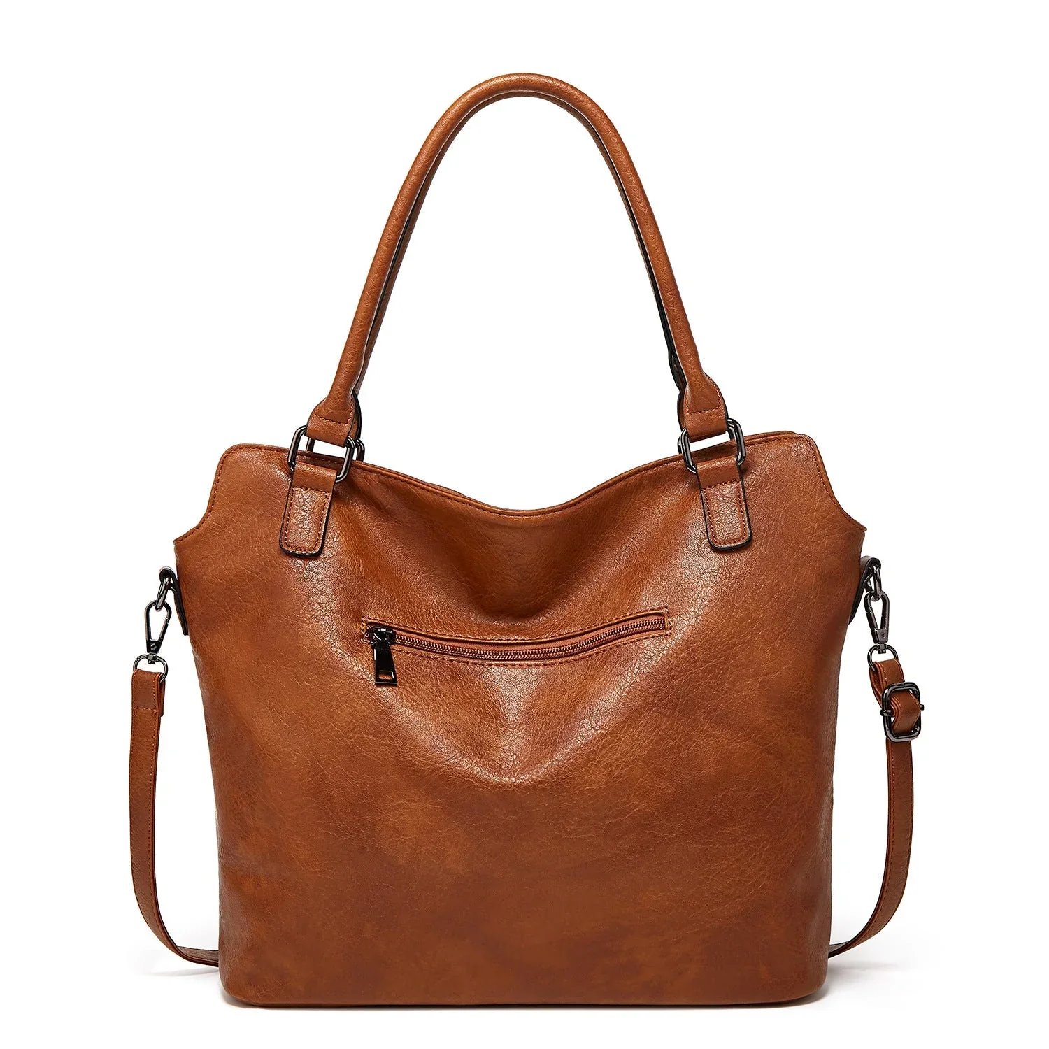 Sac à main cuir souple femme élégant pratique - Image 2