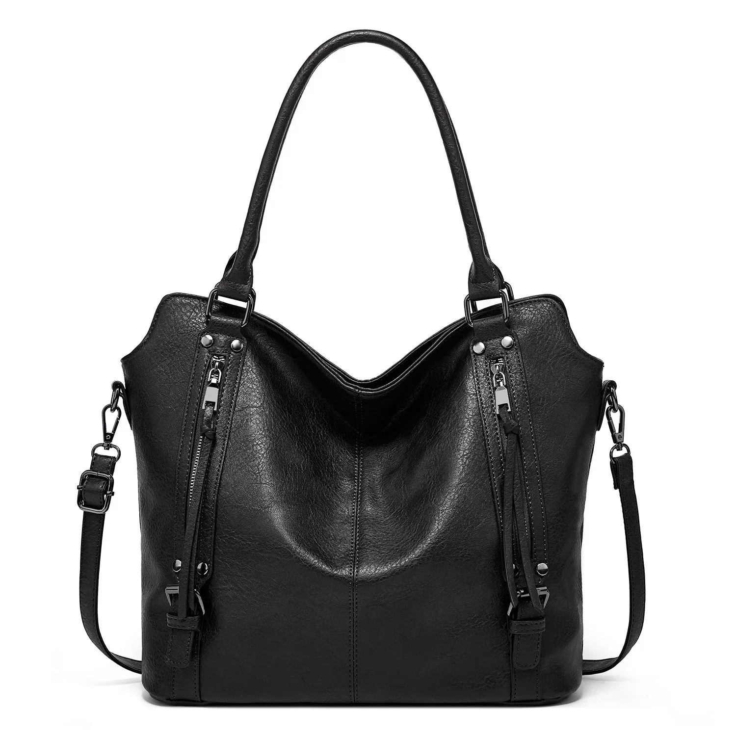 Sac à main cuir souple femme élégant pratique - Image 4