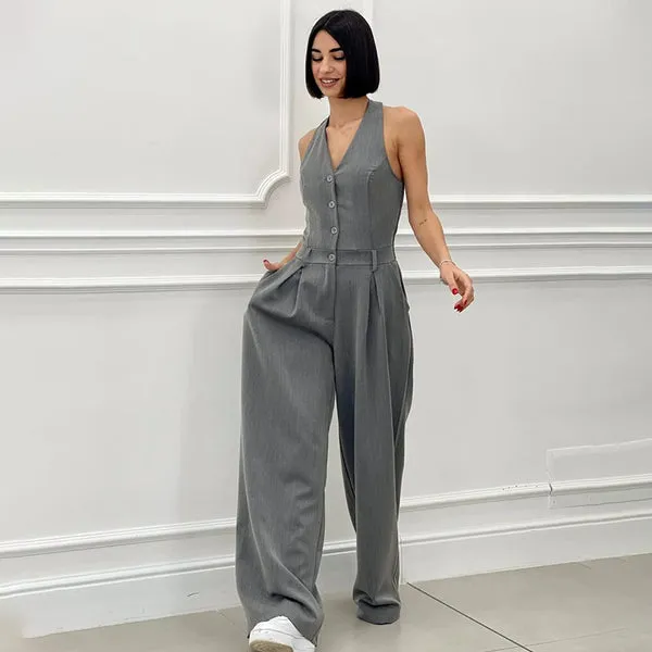 Salopette élégante à jambes larges – Confort et style réunis - Image 3