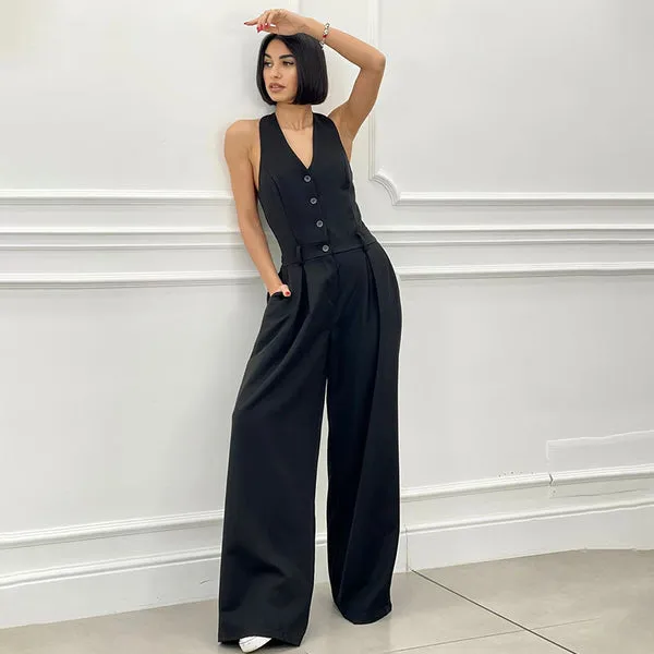 Salopette élégante à jambes larges – Confort et style réunis - Image 5