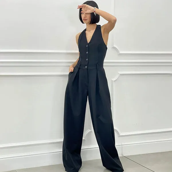 Salopette élégante à jambes larges – Confort et style réunis - Image 6