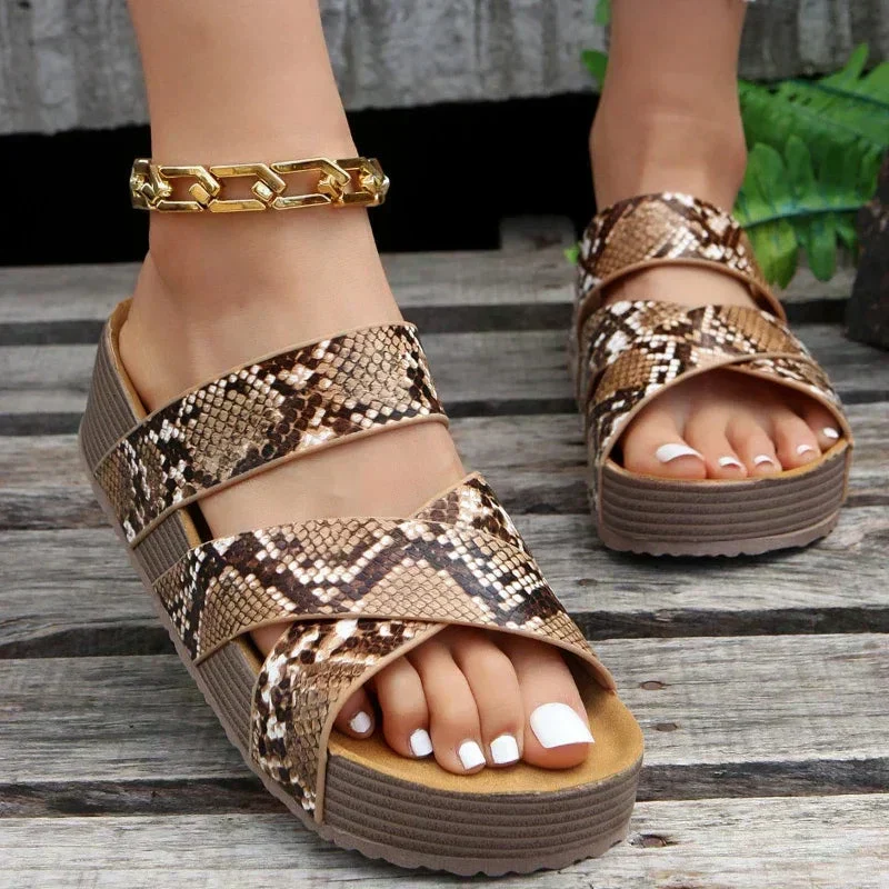 Sandales ergonomiques en cuir pour femme - Image 4