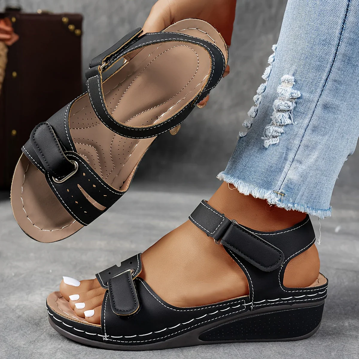 Sandales Mavina – Confort ergonomique et style au quotidien - Image 3