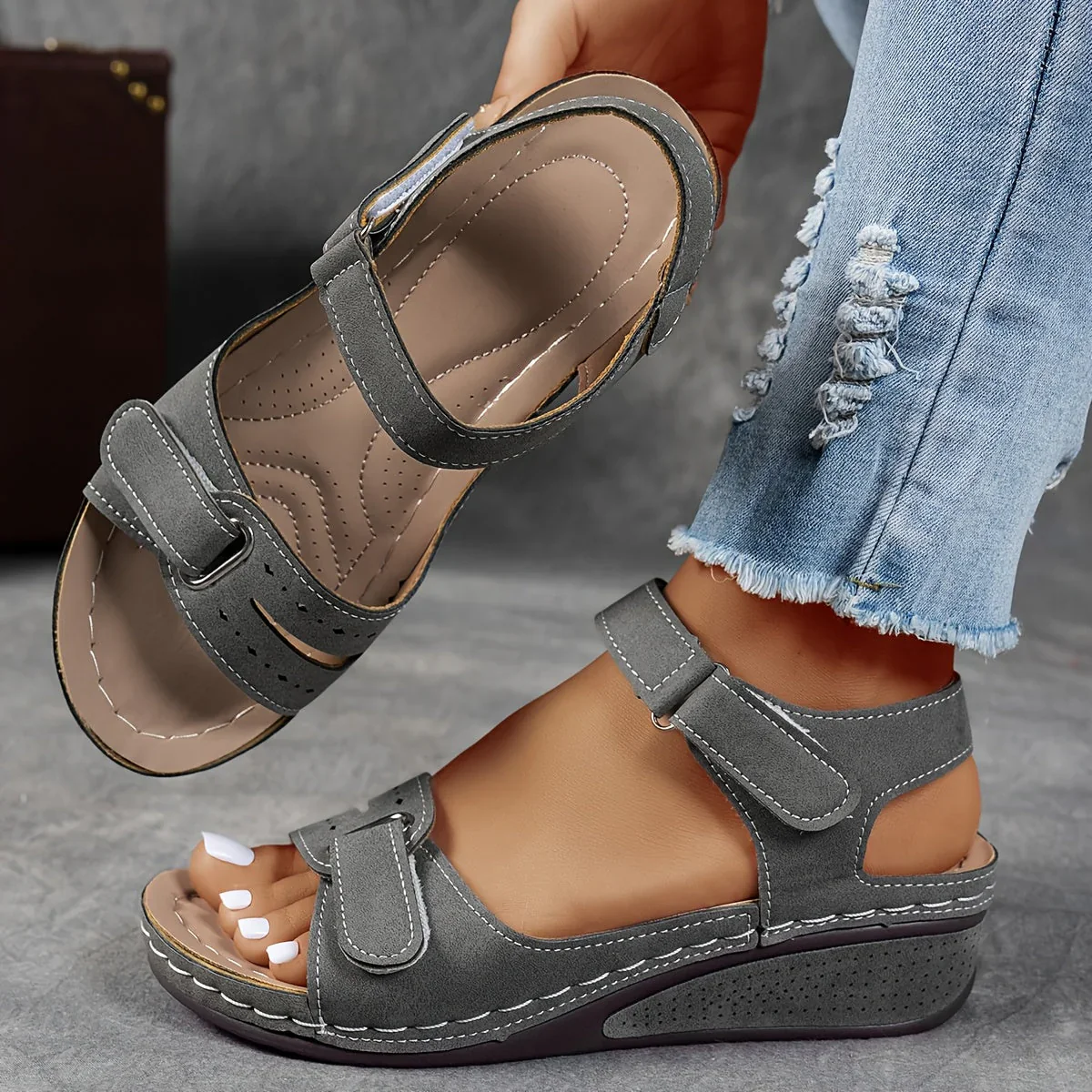 Sandales Mavina – Confort ergonomique et style au quotidien - Image 5