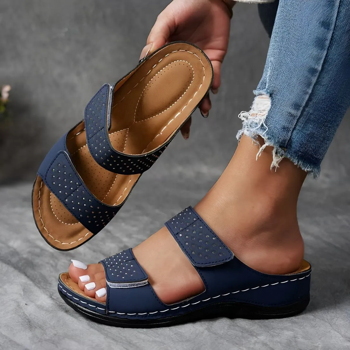Sandales confort ergonomiques femme - Image 2