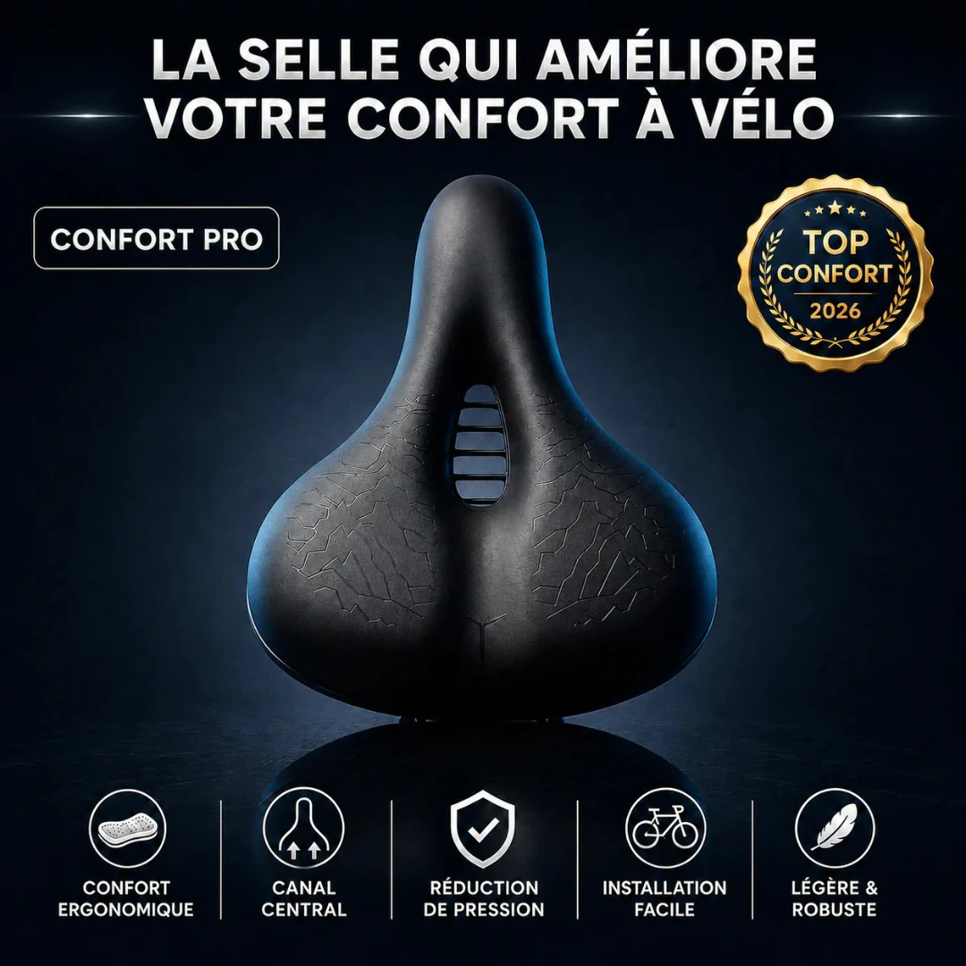 Selle de vélo ergonomique confort longue distance - Image 2