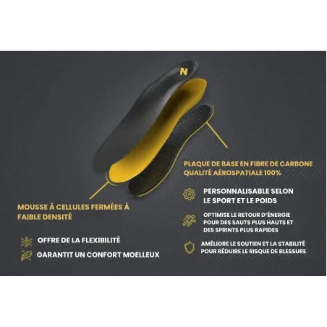 Semelles sportives en fibre de carbone - Image 5