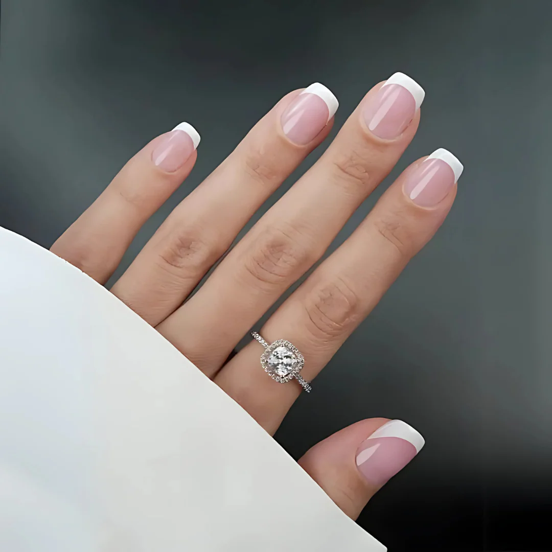 Set Ongles Blancs Extra Courts - Finition Naturelle - Image 10