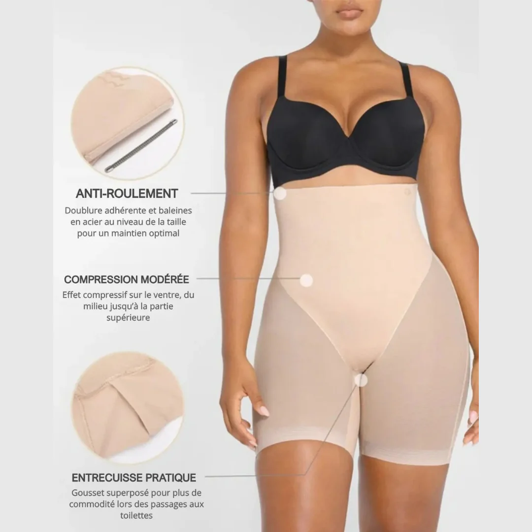 Shorty gainant ventre plat et galbe fesses - Image 10