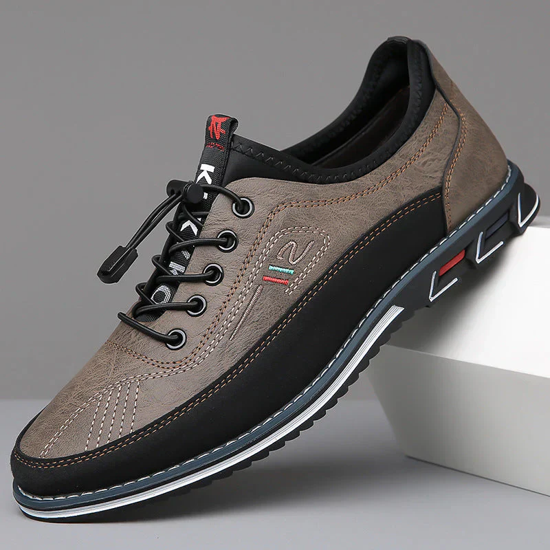 Sneaker confort en cuir pour homme - Image 4