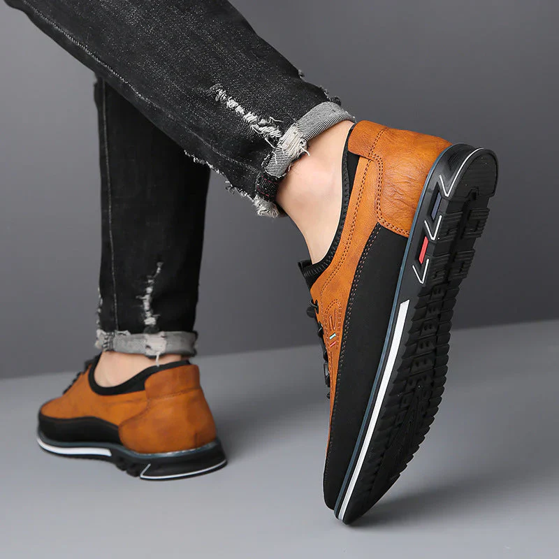 Sneaker confort en cuir pour homme - Image 8