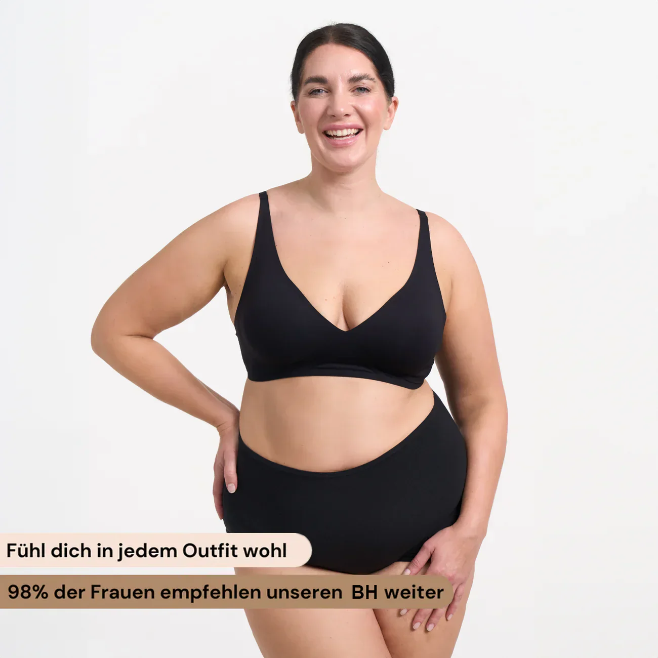 Soutien-gorge push-up confort sans armatures