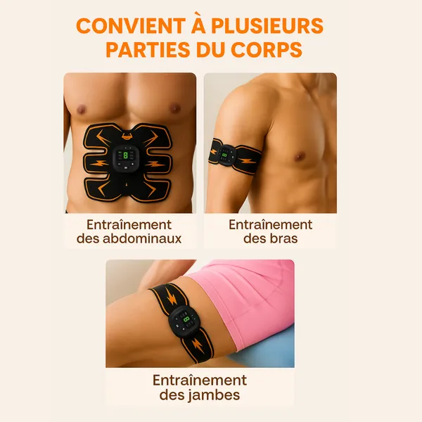 Stimulateur EMS pour le ventre, les bras et les jambes - Image 4