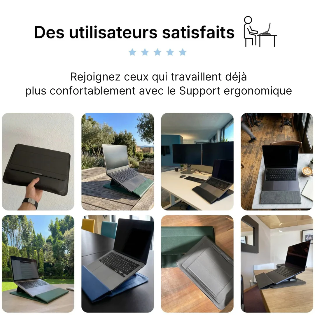 Support ergonomique portable pour ordinateur - Image 5
