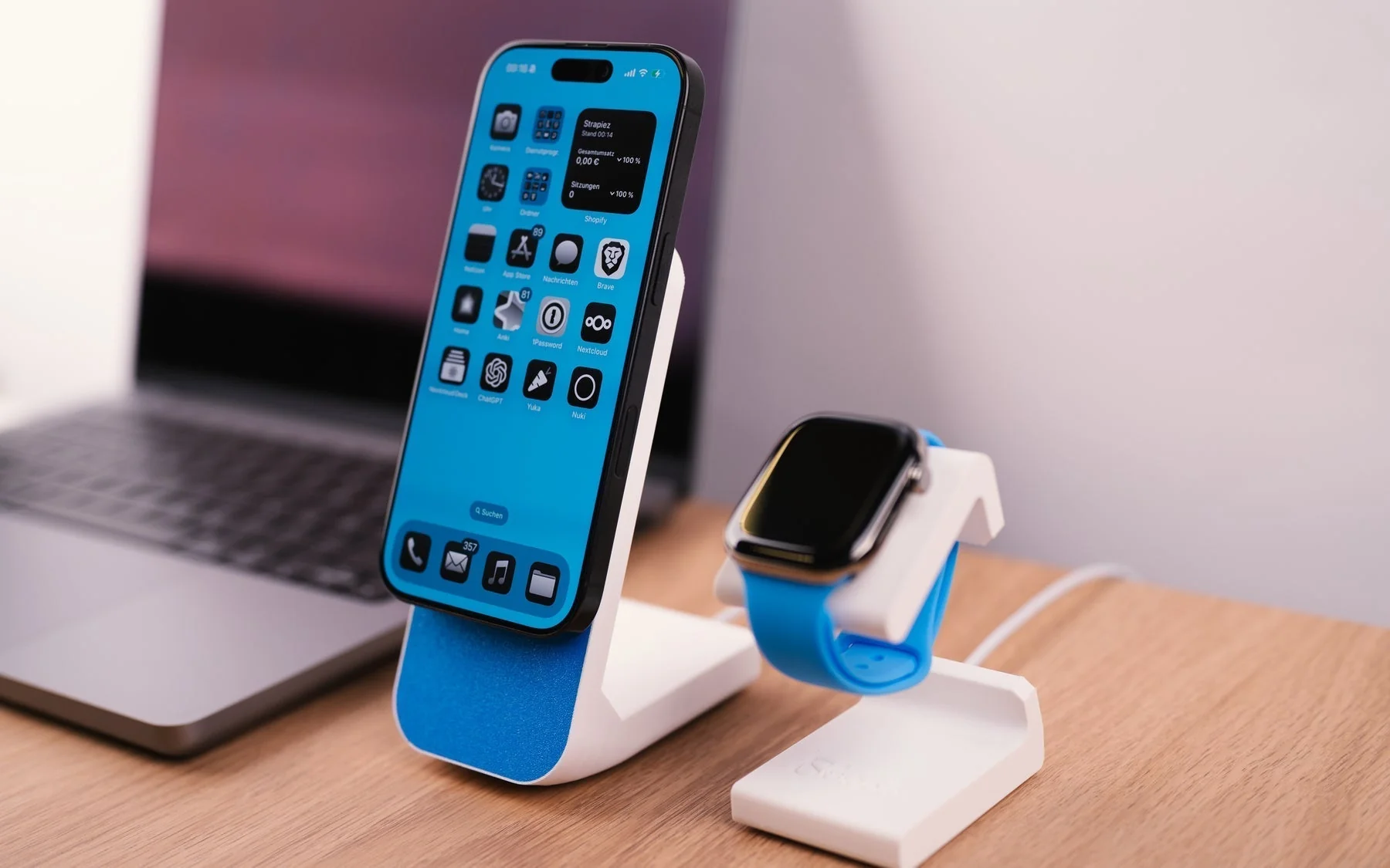 Support - Station de charge compatible avec iPhone® - Image 3