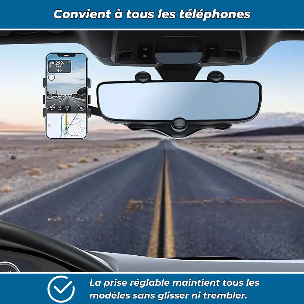 Support téléphone rotatif 360° pour voiture - Image 4