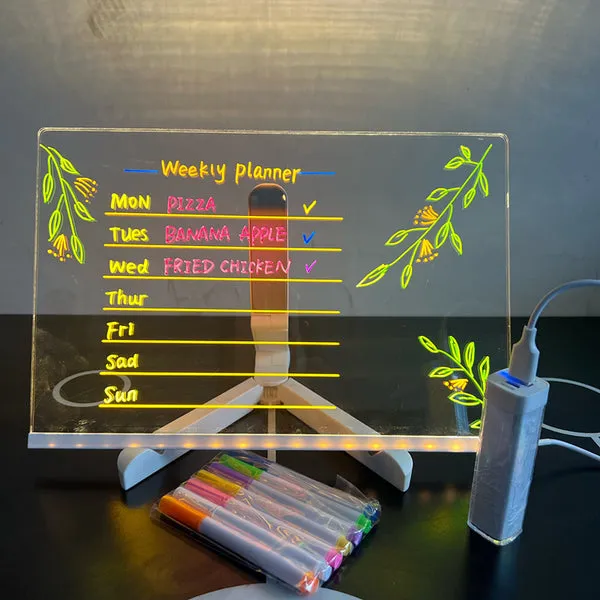 Tablette à dessin LED lumineuse pour enfants - Image 3