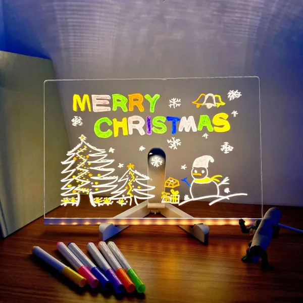 Tablette à dessin LED lumineuse pour enfants - Image 4