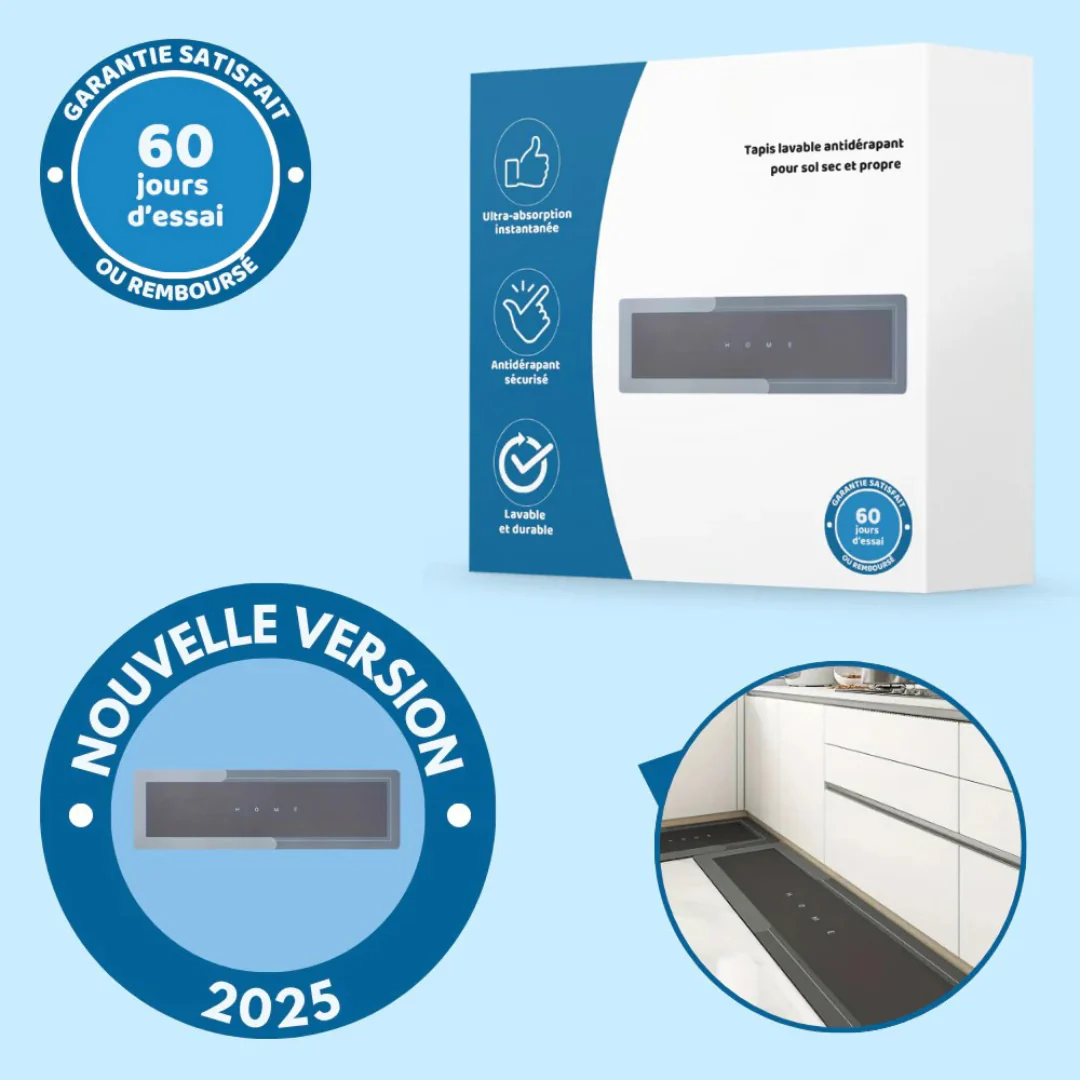 Tapis de cuisine antidérapant lavable - Image 2
