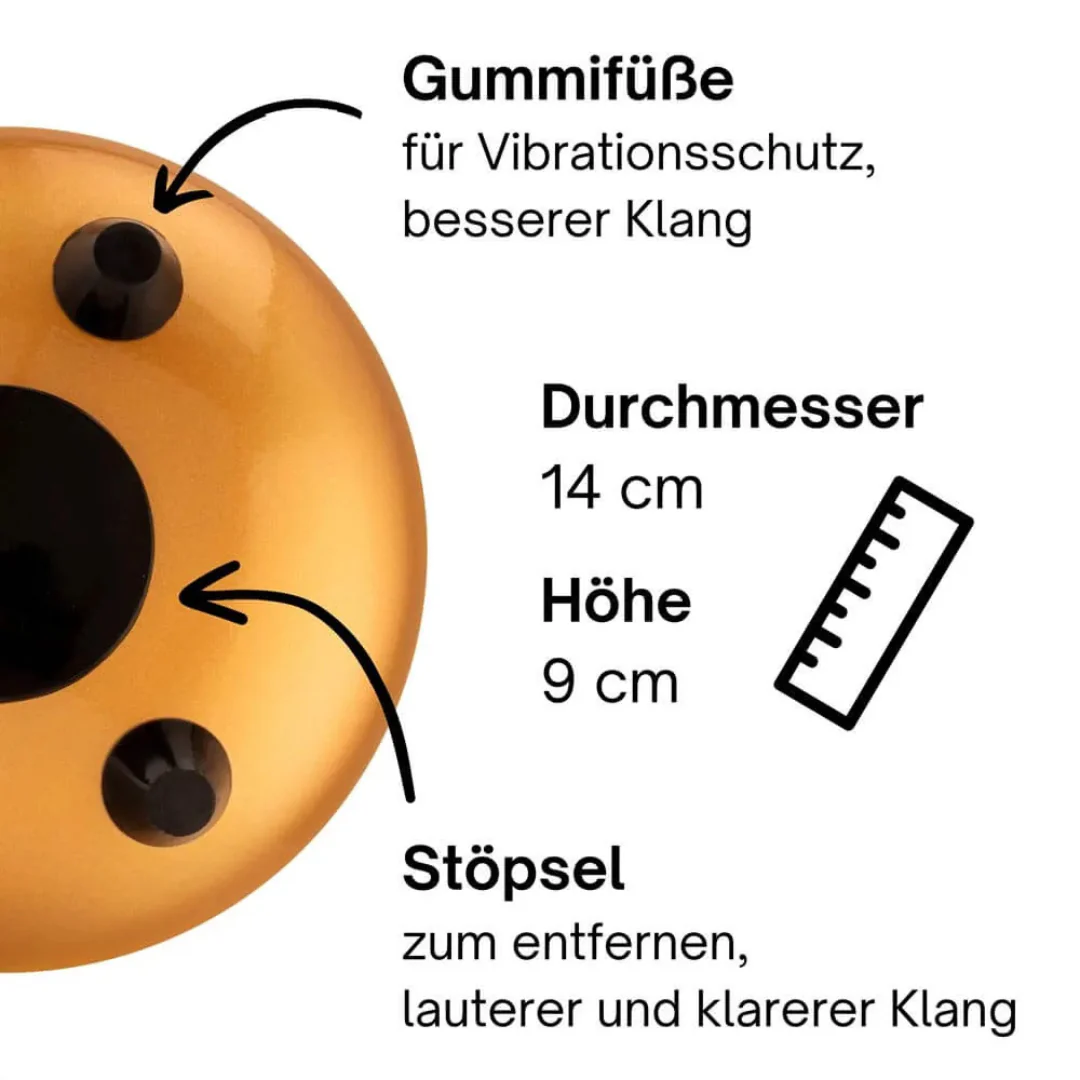 Tongue drum en acier – Fabriquée à la main en do majeur - Image 17