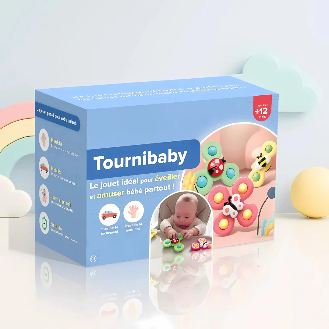 Toupies sensorielles pour bébé – Lot de 3 - Image 3