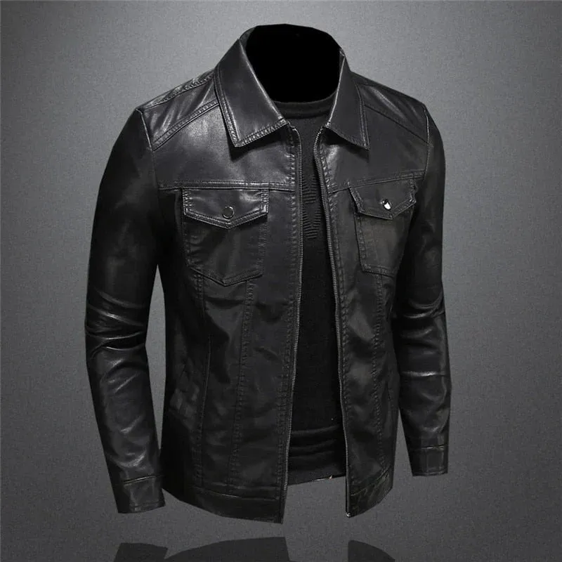 Blouson aviateur en cuir véritable - Image 13