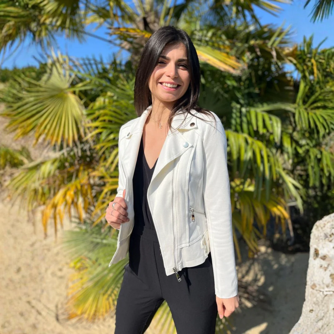 Veste en Cuir Souple pour Femme - Image 4