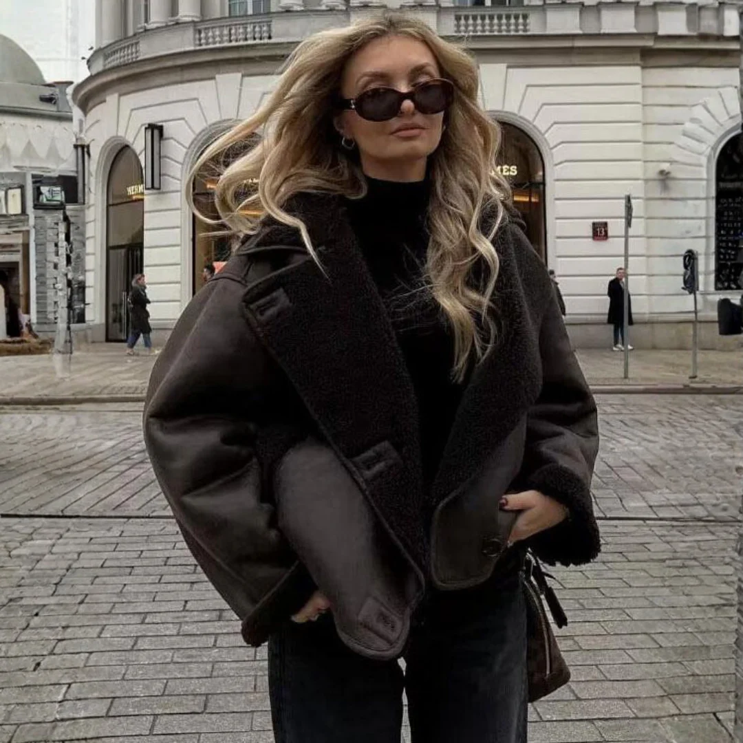 Veste d’hiver femme simili-cuir - Image 4