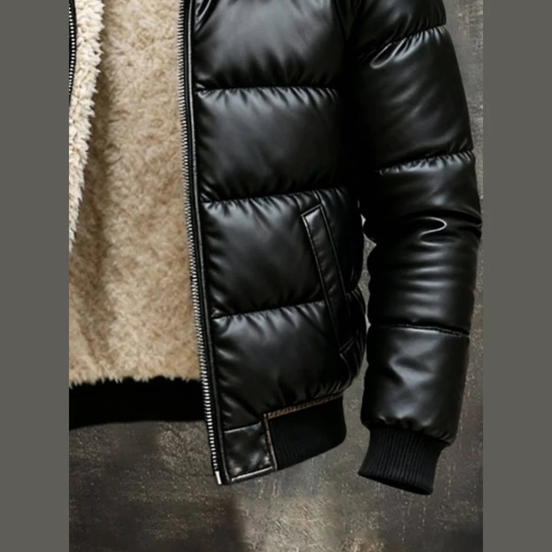 Veste d’hiver homme doublée chaude et confortable - Image 3