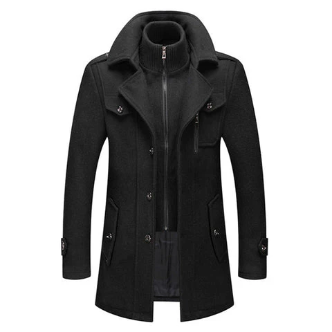 Veste en laine premium pour homme - Image 2