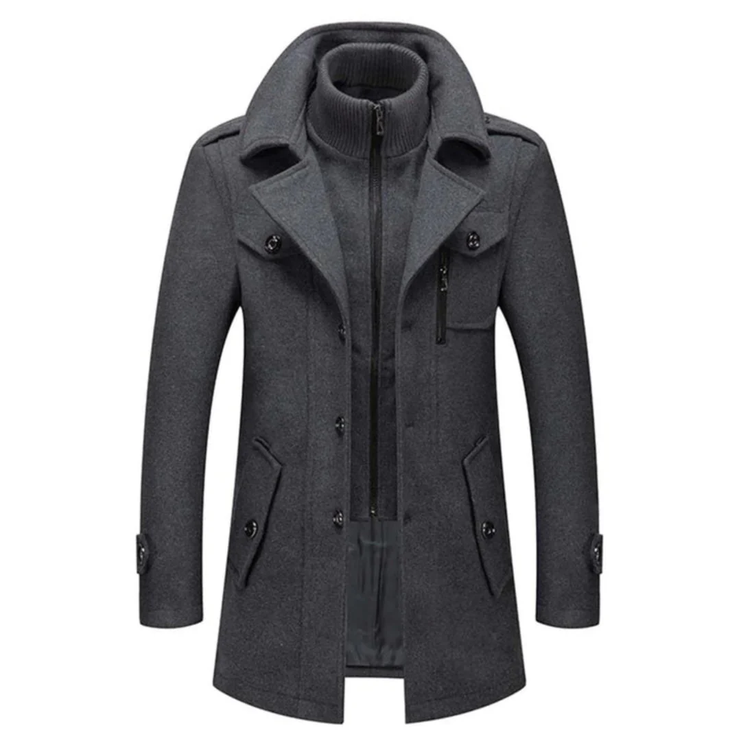 Veste en laine premium pour homme - Image 3