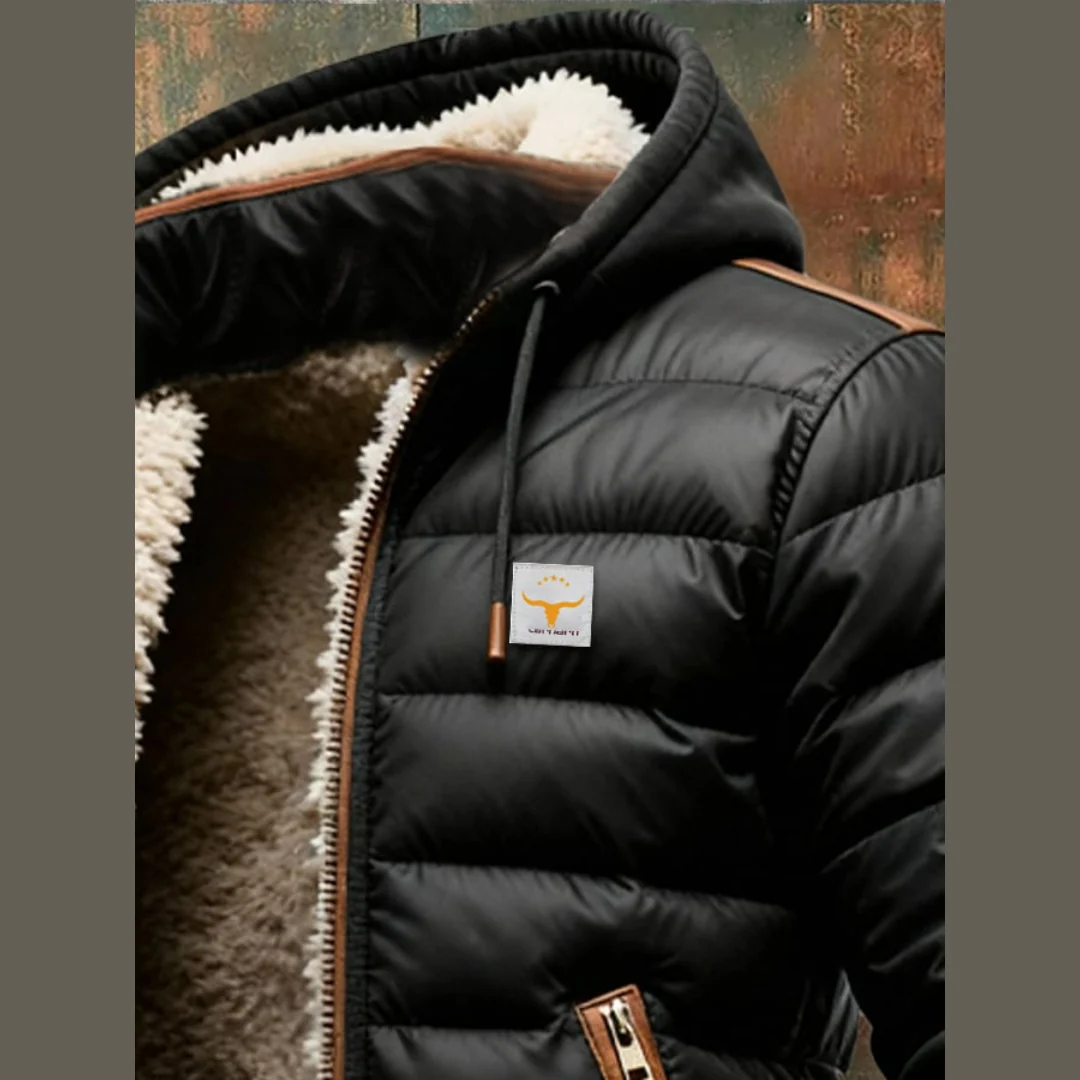 Veste matelassée Sherpa noire - Image 2