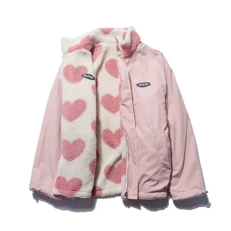 Veste réversible à motifs cœur - Image 13
