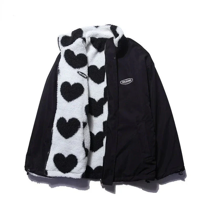 Veste réversible à motifs cœur - Image 15