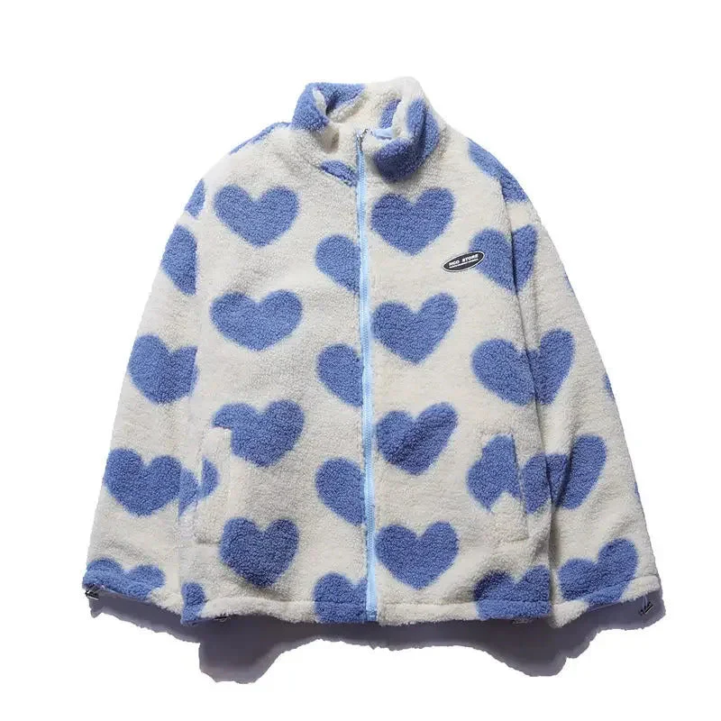 Veste réversible à motifs cœur - Image 2