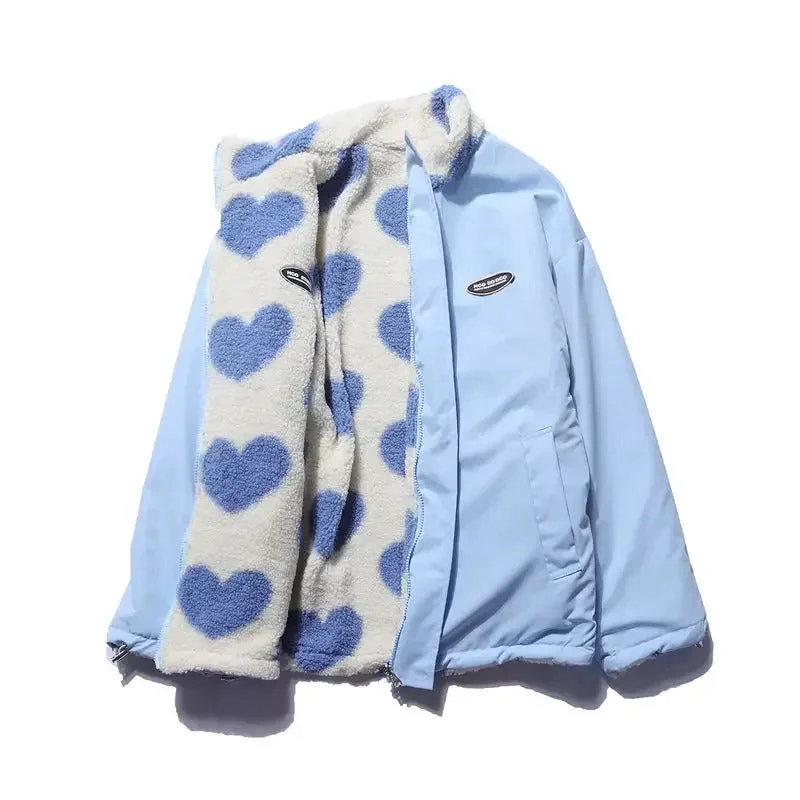 Veste réversible à motifs cœur - Image 7