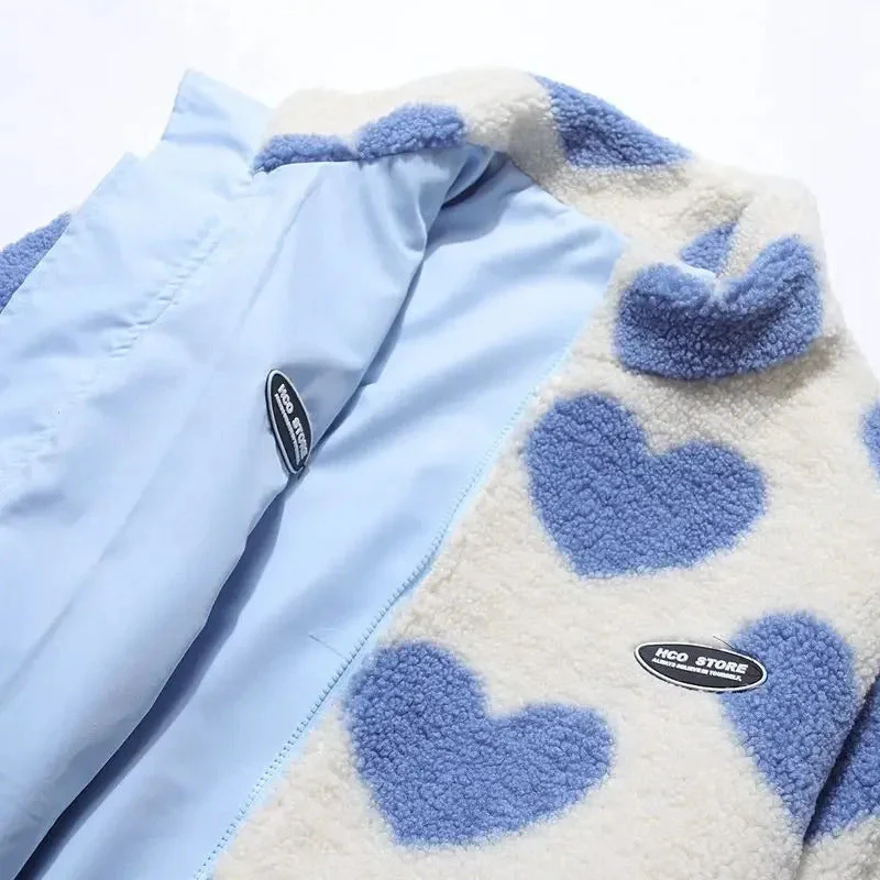 Veste réversible à motifs cœur - Image 8