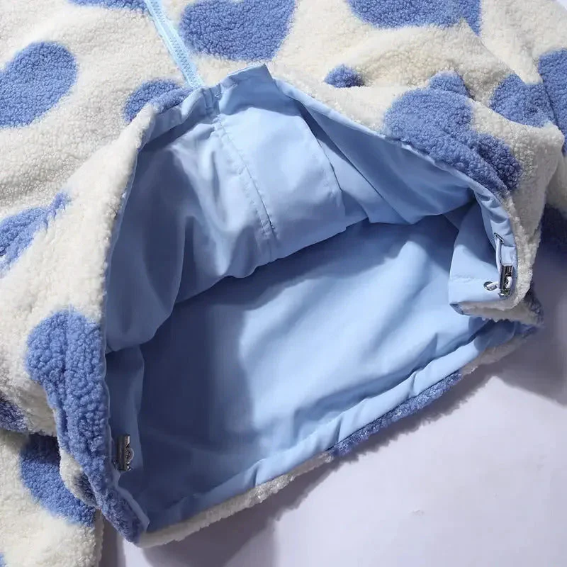 Veste réversible à motifs cœur - Image 9